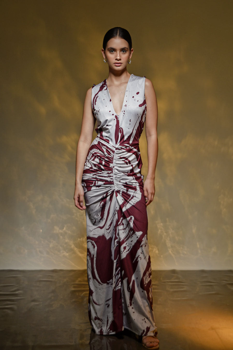 Dánica Dress Print Vino