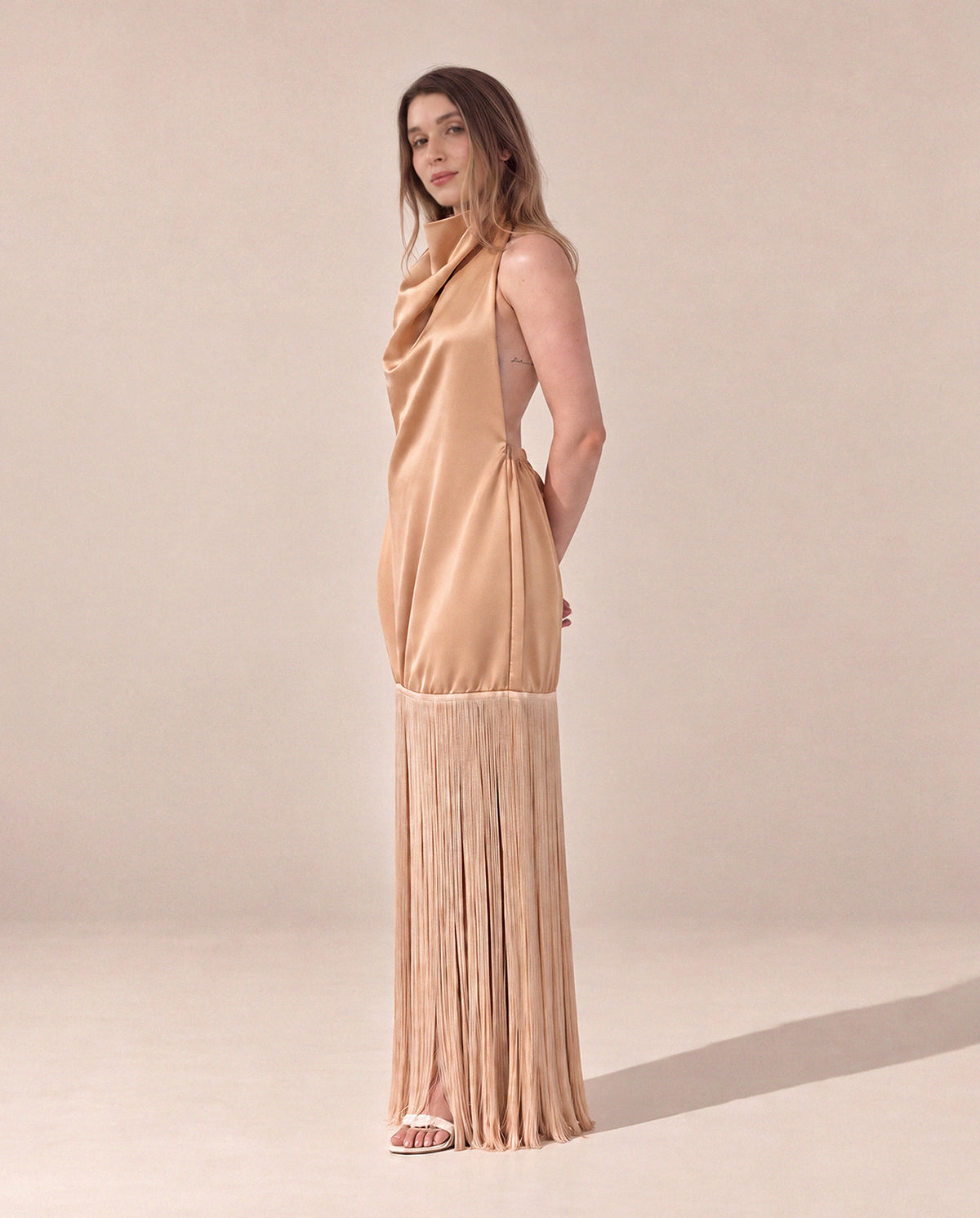 Aurora Dress Rose Gold