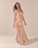 Aurora Dress Rose Gold