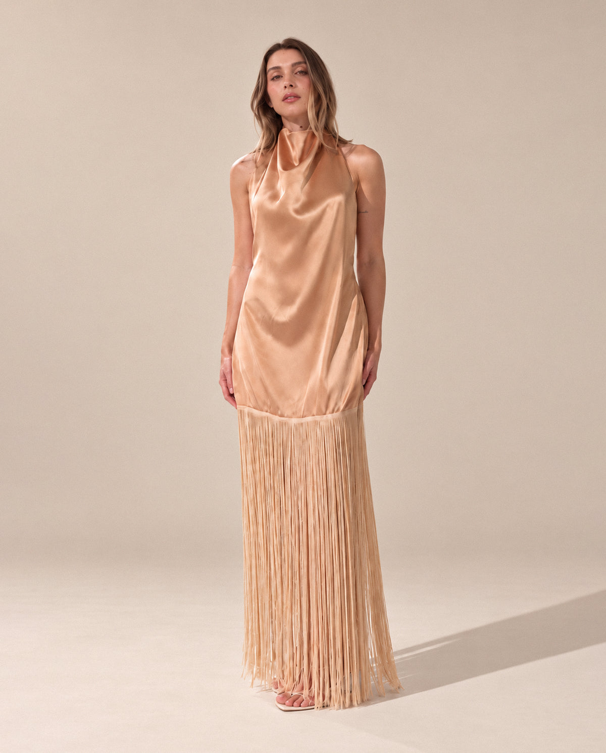 Aurora Dress Rose Gold