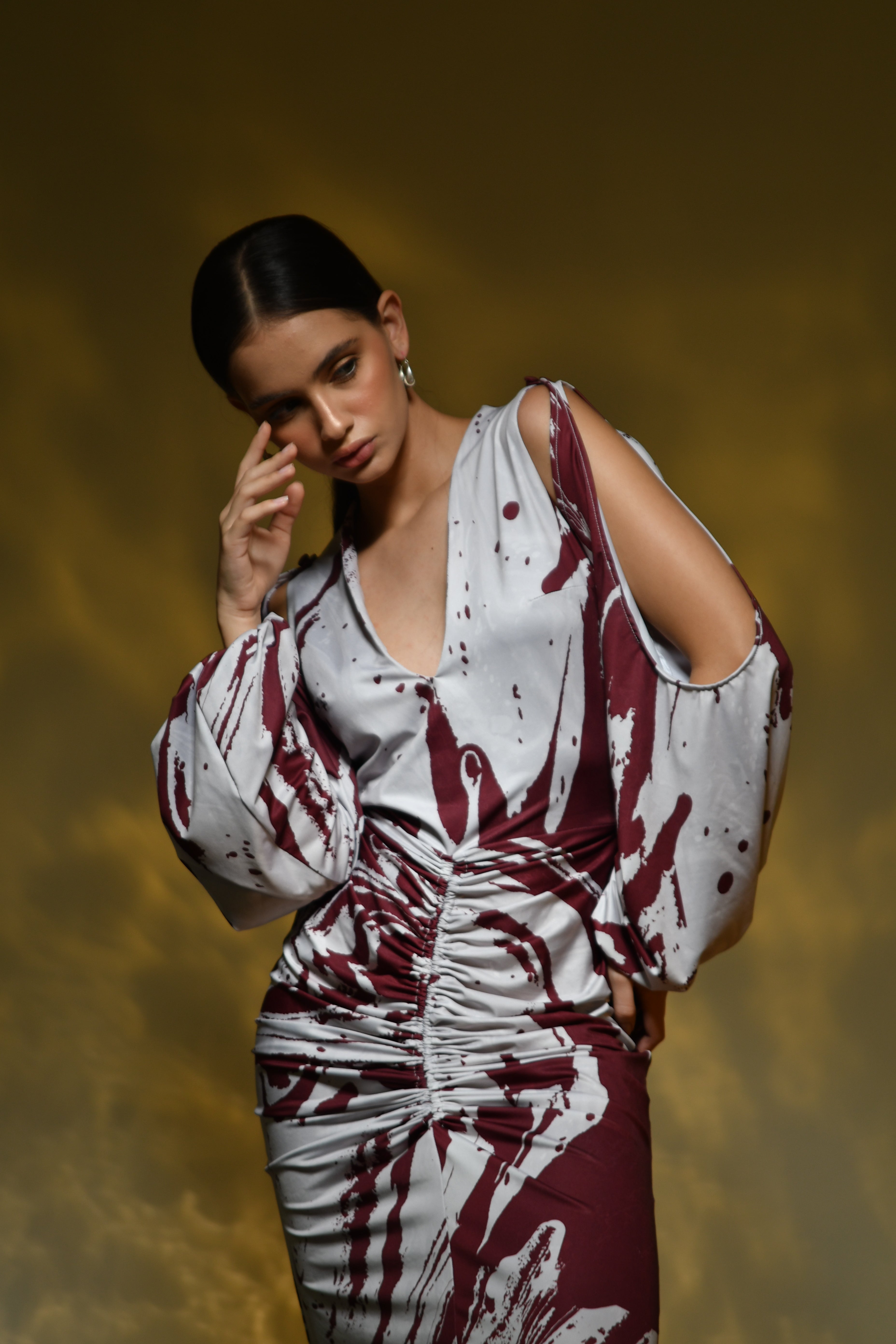 Dánica Dress Print Vino