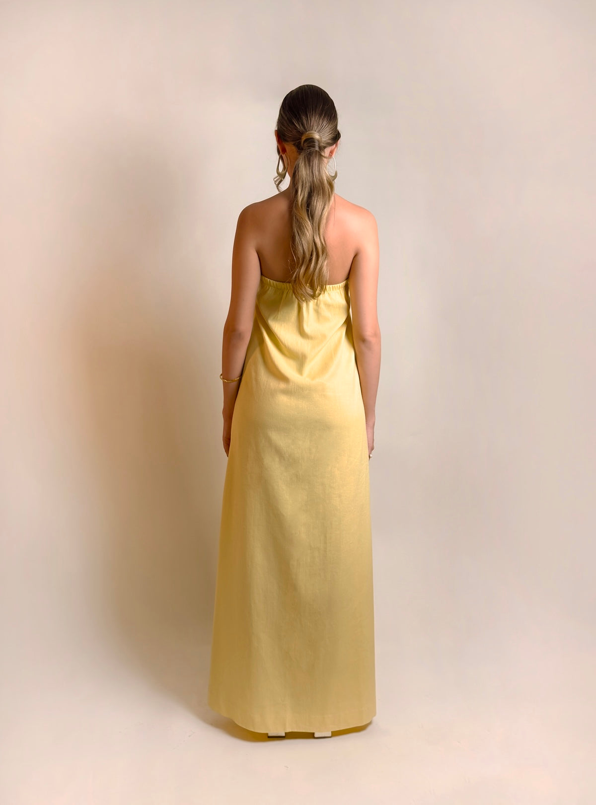 Bari Dress Butter Yellow
