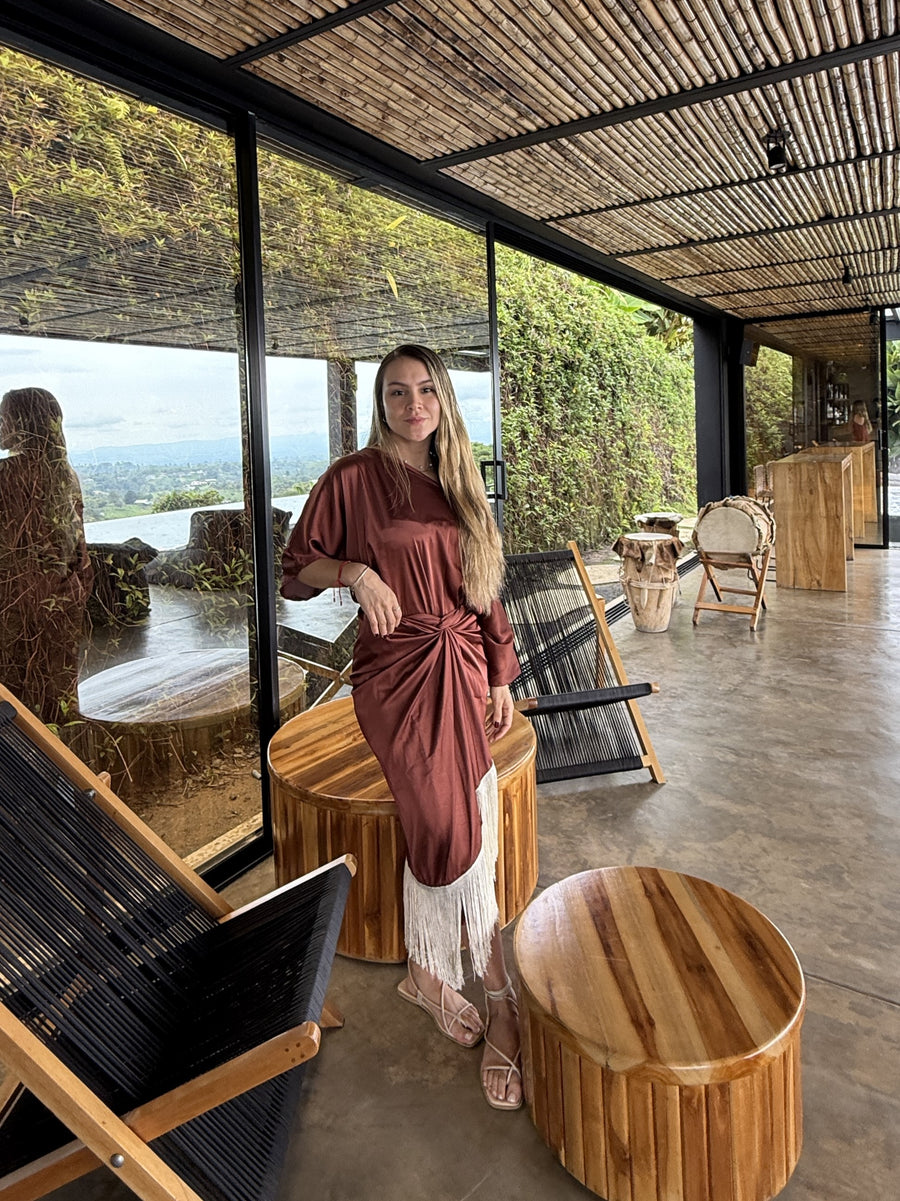 Suván Dress Mocca