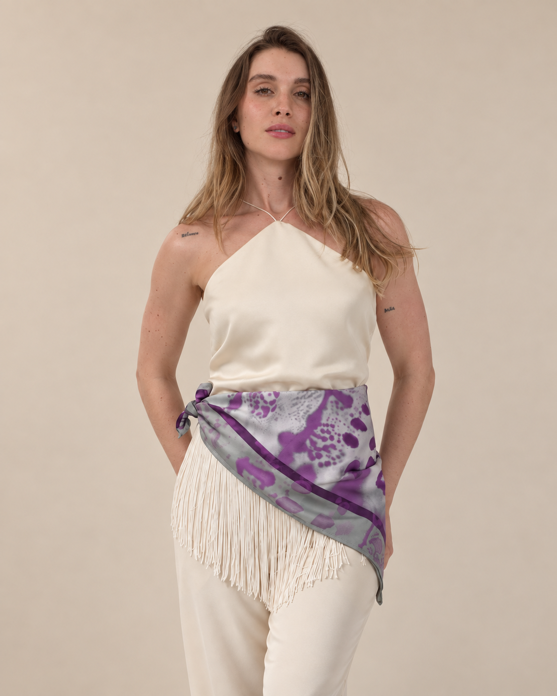 Pañoleta Malva