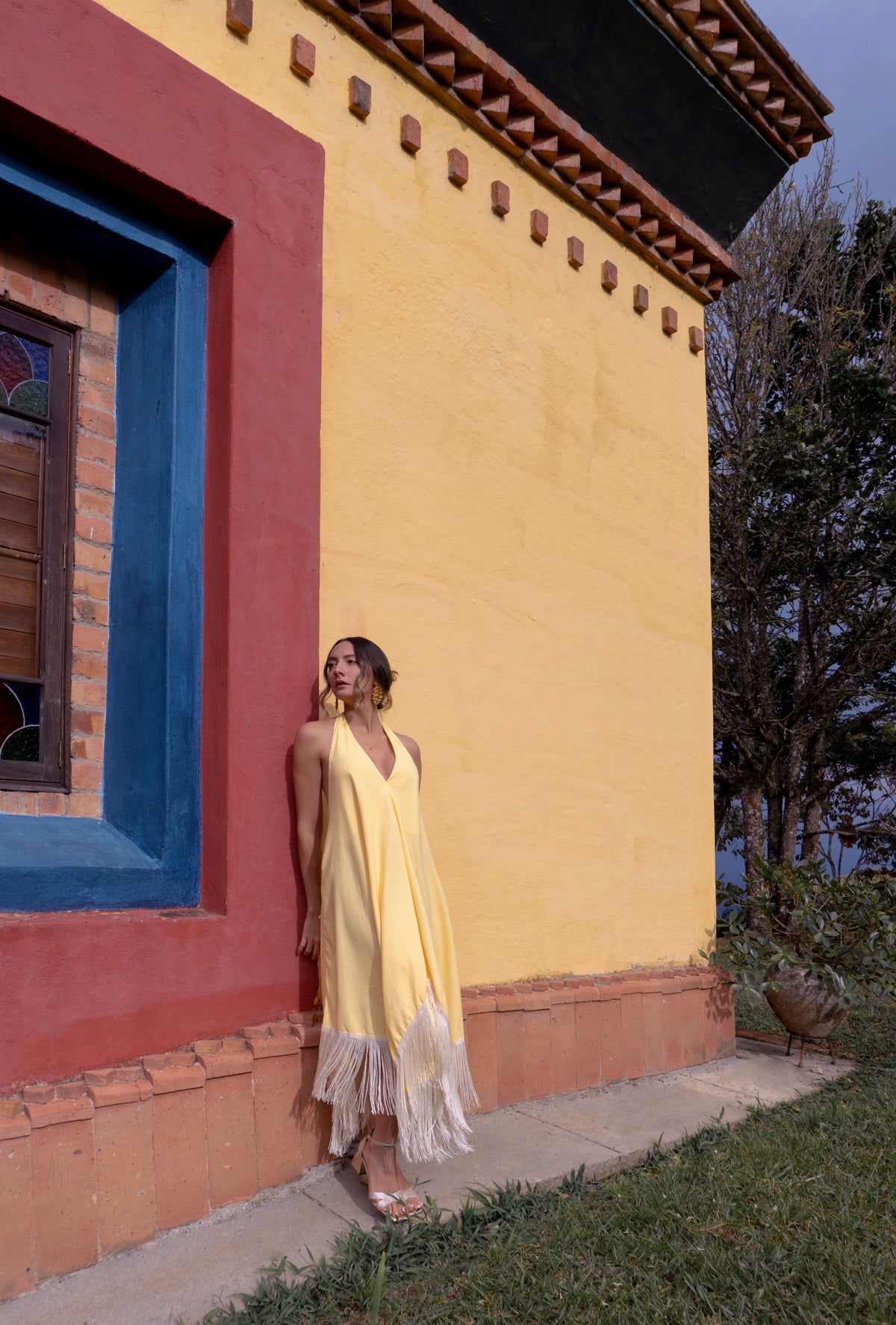 Milano Dress Butter Yellow