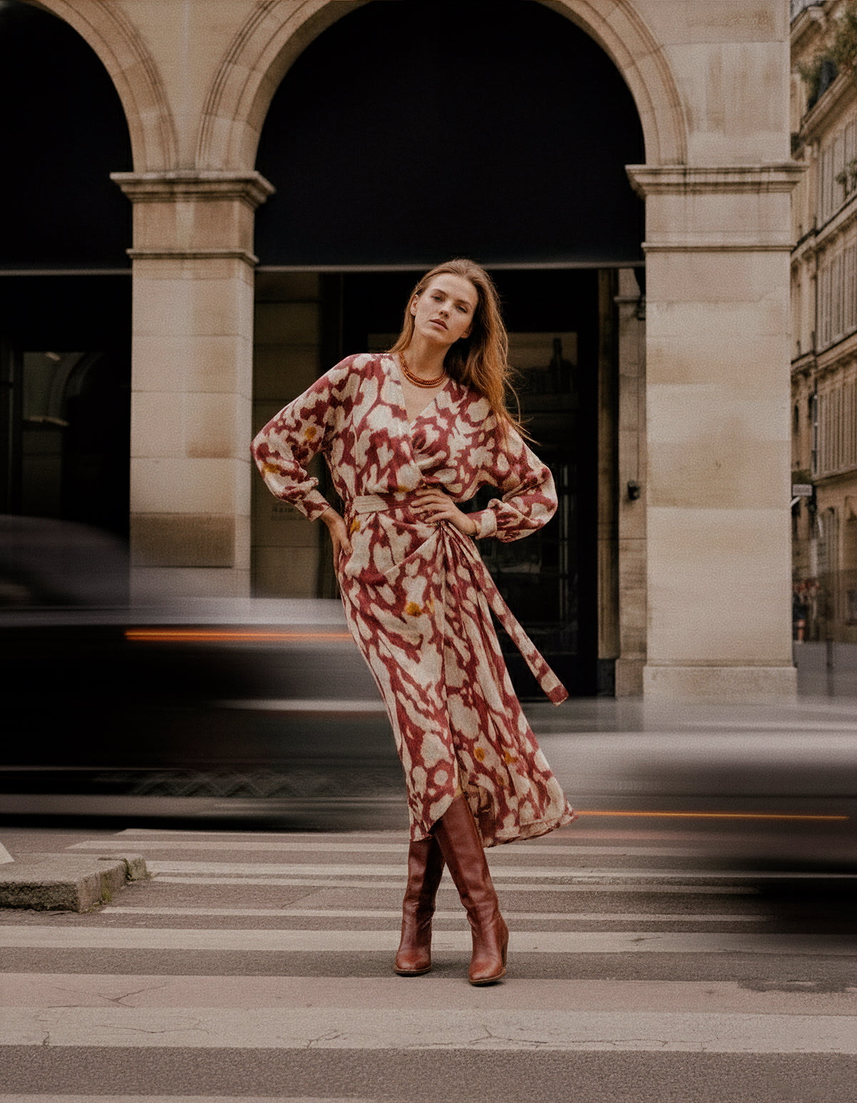 Noir Dress Print
