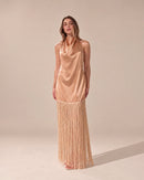 Aurora Dress Rose Gold