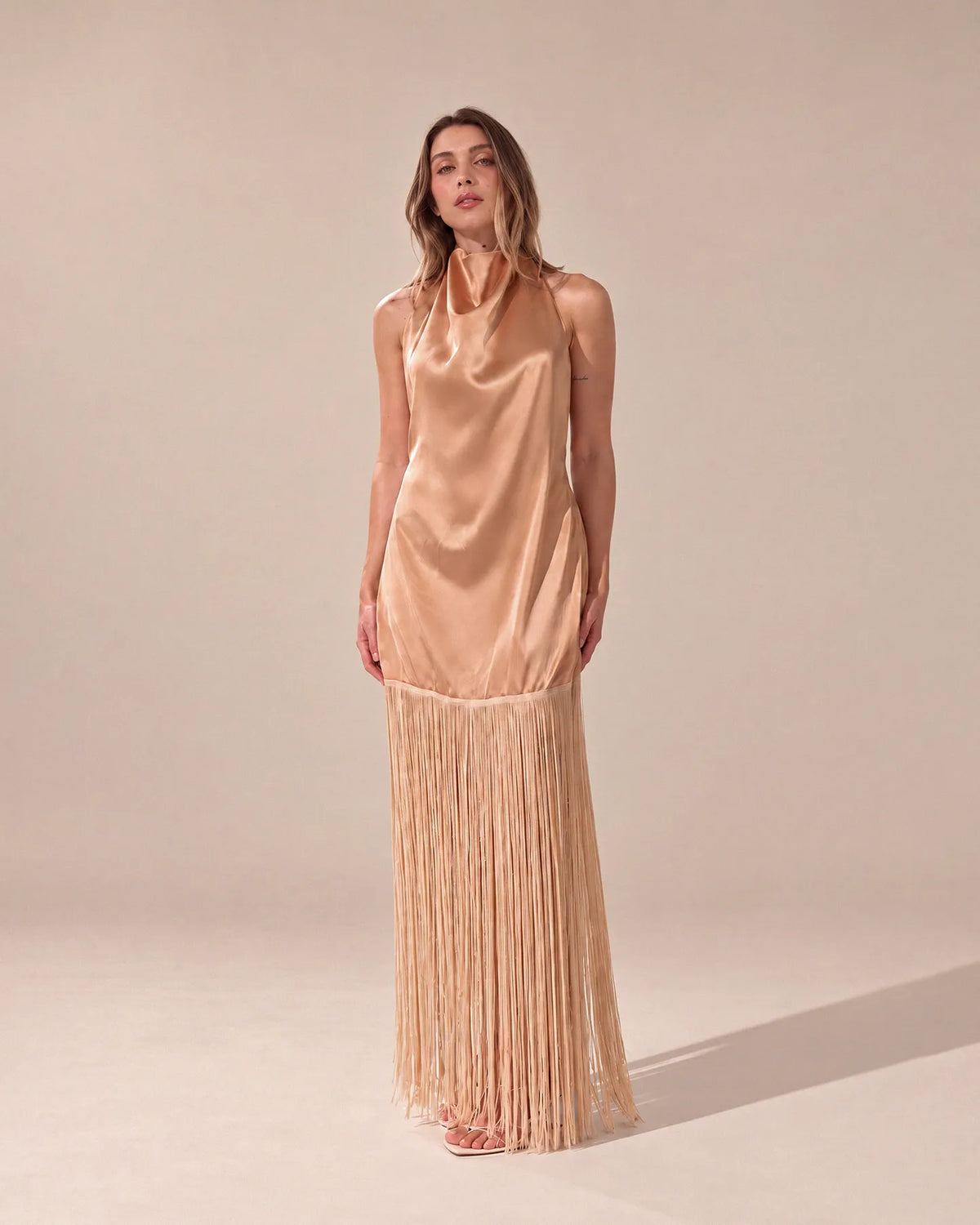 Aurora Dress Rose Gold