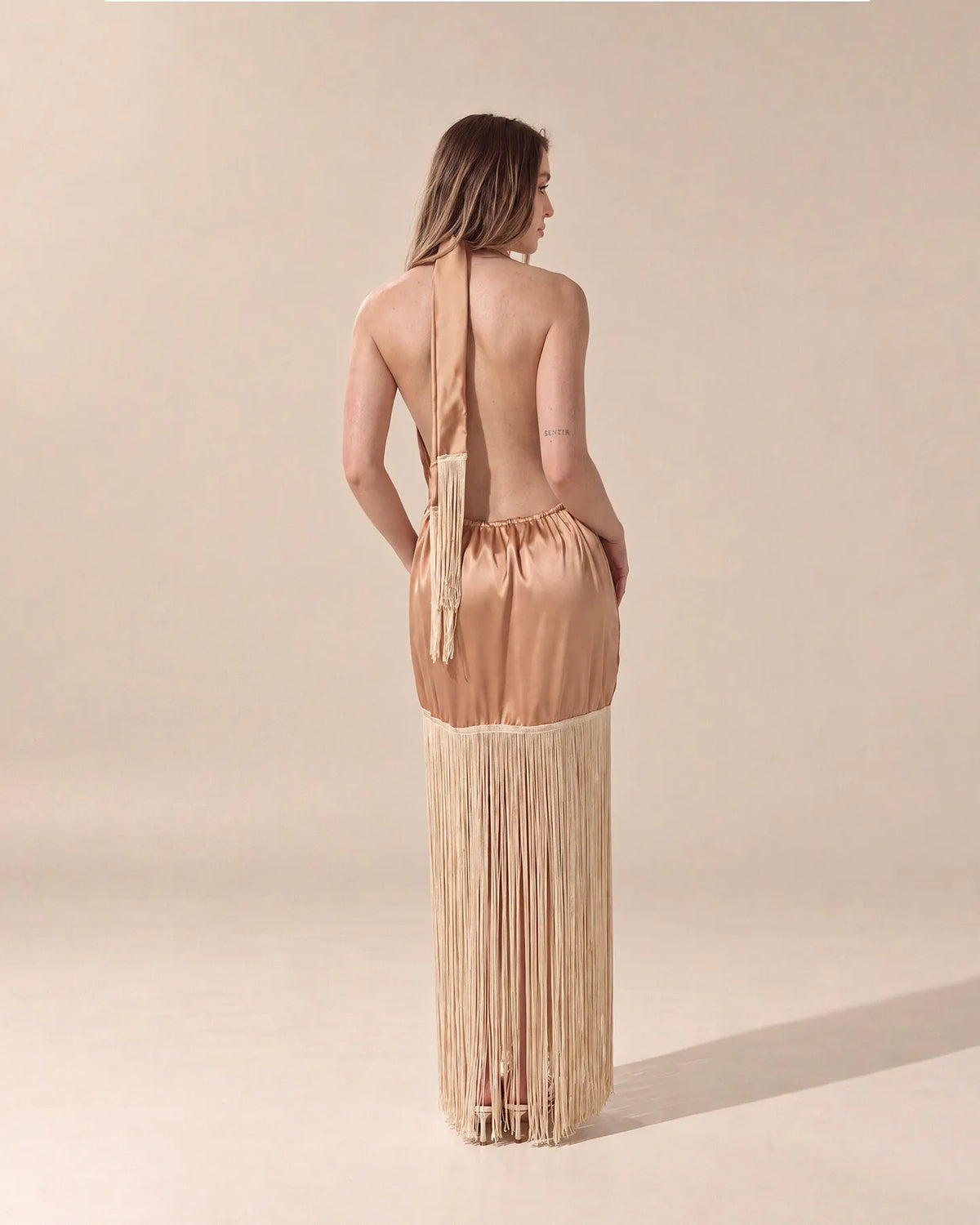 Aurora Dress Rose Gold