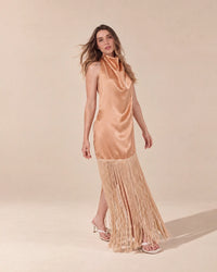 Aurora Dress Rose Gold