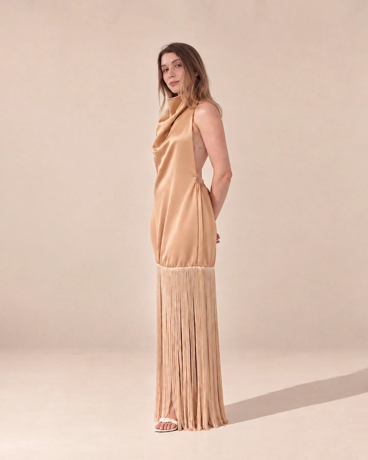 Aurora Dress Rose Gold