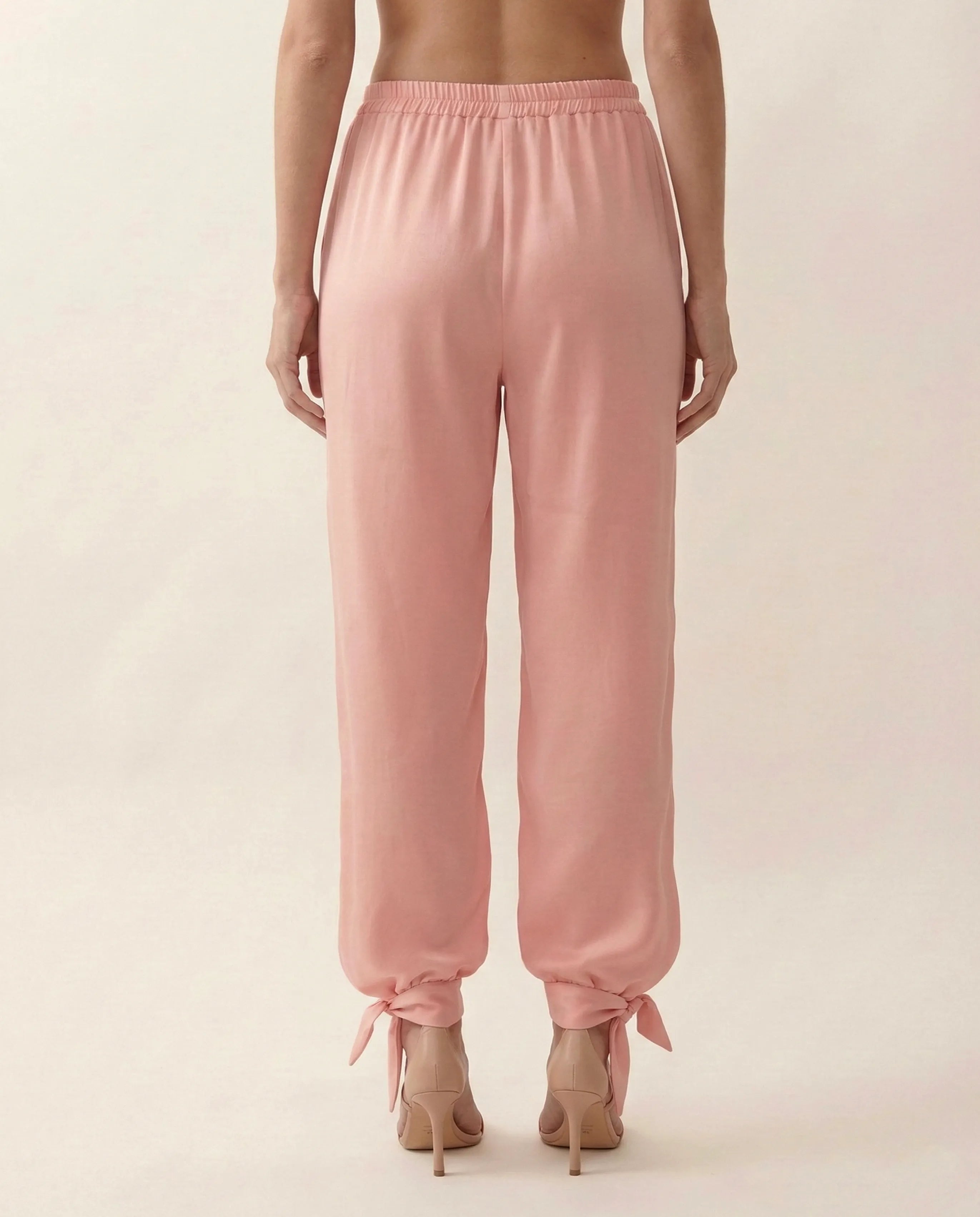 Coral pants rosa