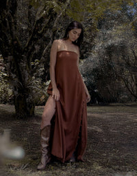 Bari Dress Mocca