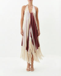 Milano Dress Print Vino