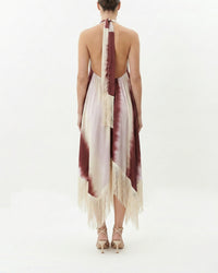 Milano Dress Print Vino