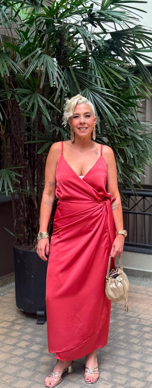 Auro Dress Cherry